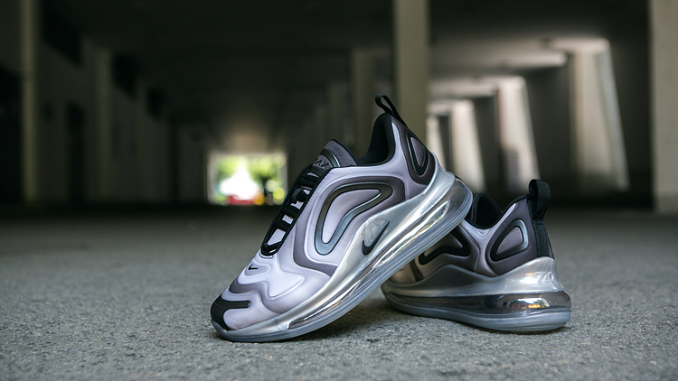 2018 Men Nike Air Max 720 Silver Black